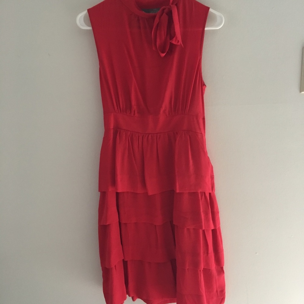 Red Silk Dress